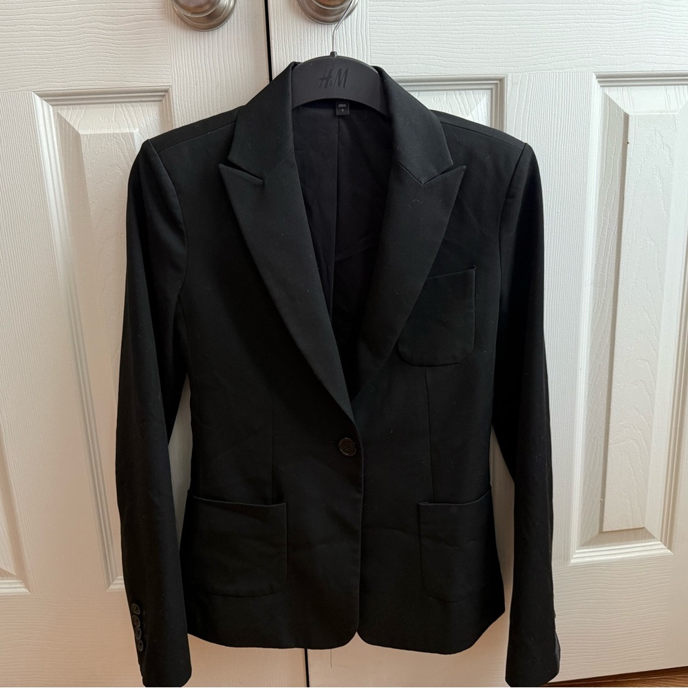Express Black Blazer and Skirt Set
